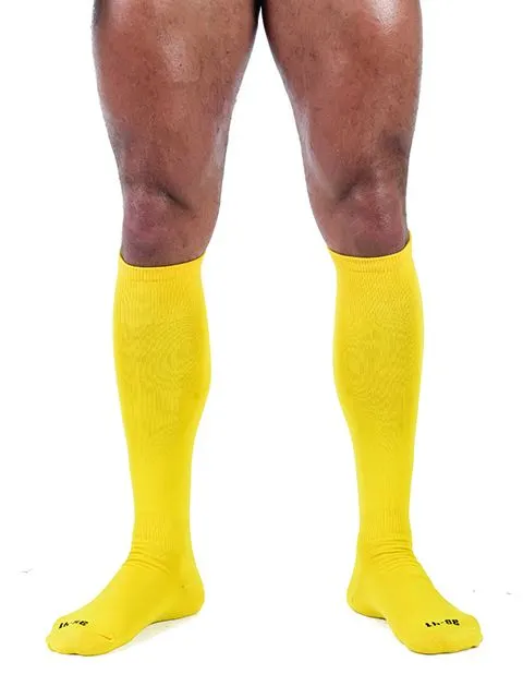 Mister B Vibrators Mister B Voetbalsokken Geel Maat 4246