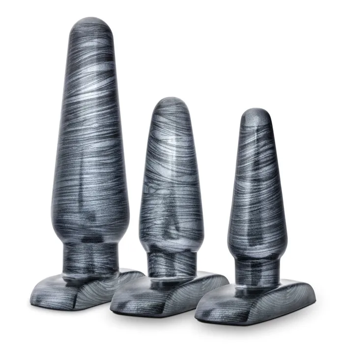 Anal | Jet Anal Trainer Kit - Carbon Metallic Black - Blush Novelties Anal | Jet Anal Trainer Kit - Carbon Metallic Black - Blush Novelties