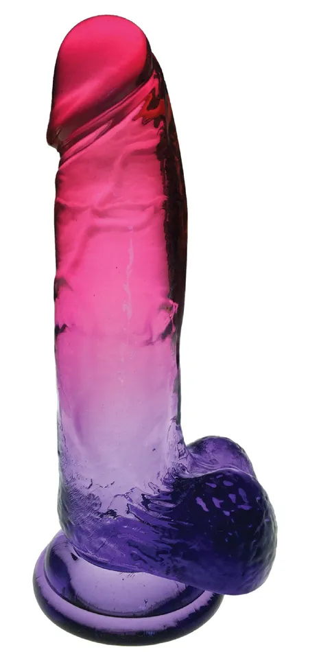 Dildos Icon Brands Shades 8 Inch Gradient Dong Pink and Plum