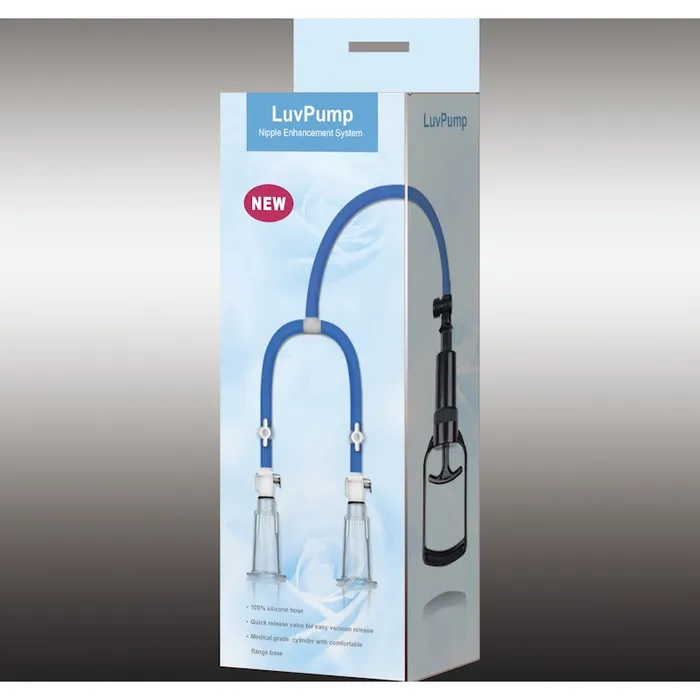 LuvPump Female Sex Toys Nipple Cylinders with Bulb Pump