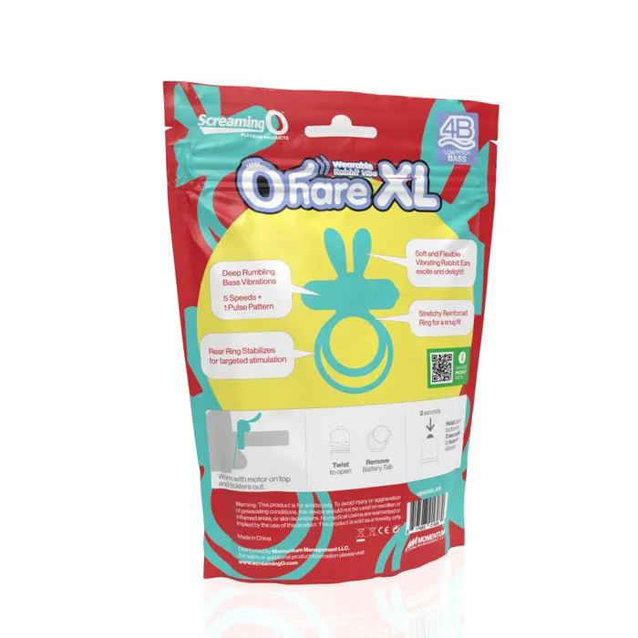 Screaming O Male Sex Toys 4b Ohare XL Kiwi