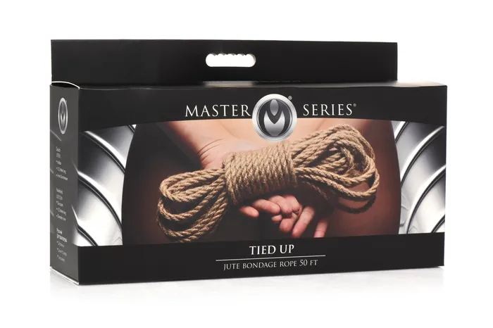 XR Brands Couples | Master Series Tied Up 50ft Jute Bondage Rope