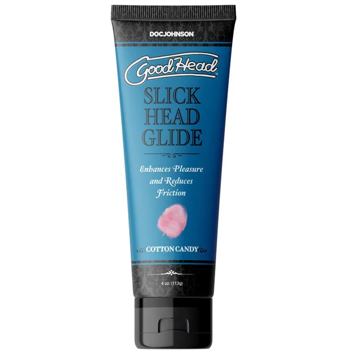 Doc Johnson Enhancers GoodHead Slick Head Glide Cotton Candy Cotton Candy Flavoured Lubricant 120 ml Tube Doc Johnson Enhancers GoodHead Slick Head Glide Cotton Candy Cotton Candy Flavoured Lubricant 120 ml Tube