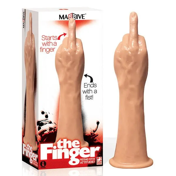 Icon Brands Dildos Massive The Finger Flesh 35 cm 14 Fisting Trainer Dong Icon Brands Dildos Massive The Finger Flesh 35 cm 14 Fisting Trainer Dong