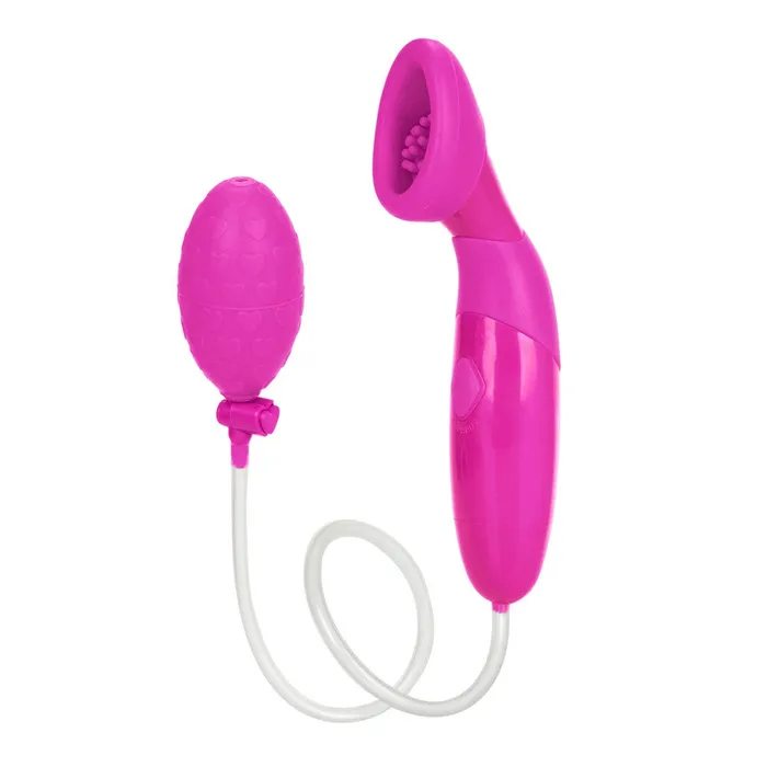 Female Sex Toys CalExotics Waterproof Silicone Clitoral Pump Pink