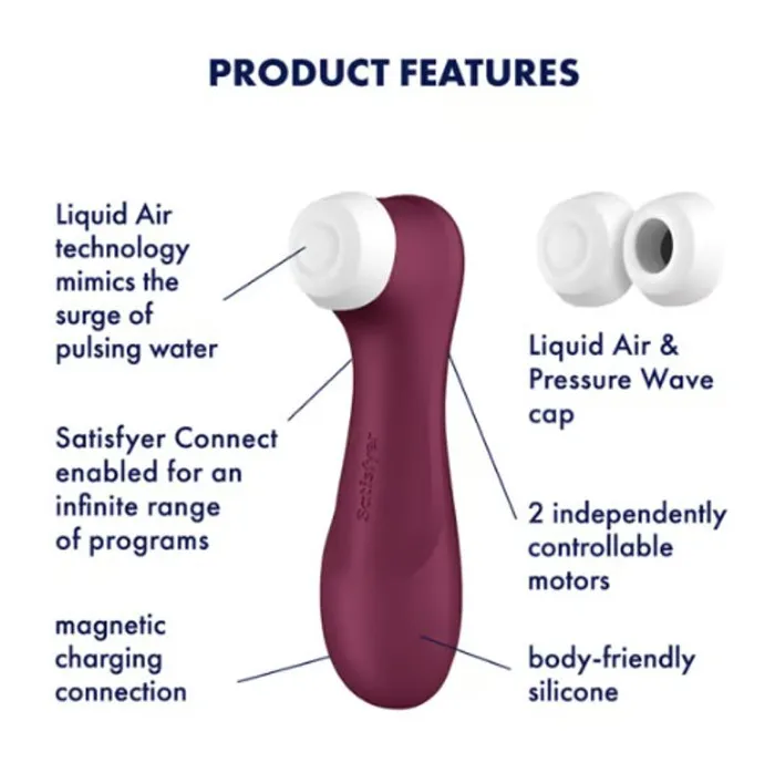 Satisfyer Vibrators Satisfyer Pro 2 Generation 3 With Liquid Air Tech And App Satisfyer Vibrators Satisfyer Pro 2 Generation 3 With Liquid Air Tech And App