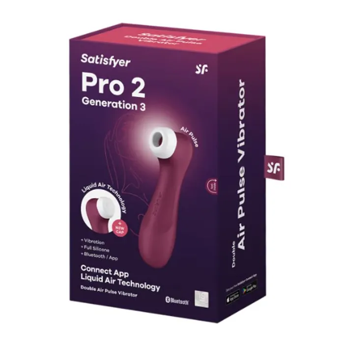 Satisfyer Vibrators Satisfyer Pro 2 Generation 3 With Liquid Air Tech And App Satisfyer Vibrators Satisfyer Pro 2 Generation 3 With Liquid Air Tech And App