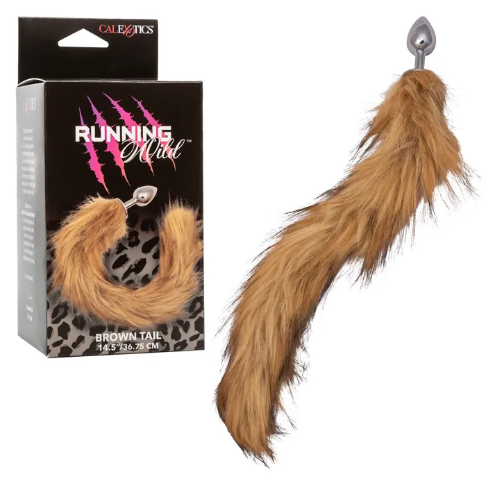 Anal CalExotics Running Wild Tail Brown Anal CalExotics Running Wild Tail Brown