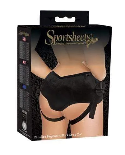 Sportsheets Anal Beginners Strap on Plus Size Black Sportsheets Anal Beginners Strap on Plus Size Black