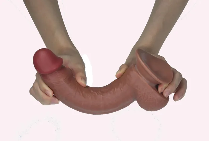 Voodoo Toys Dildos Get Lucky 9 Inch Real Skin Dong Light Brown Voodoo Toys Dildos Get Lucky 9 Inch Real Skin Dong Light Brown