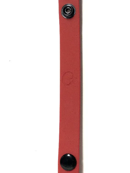 Rascal Male Sex Toys Boneyard Silicone Cock Strap 3 Snap Ring Red