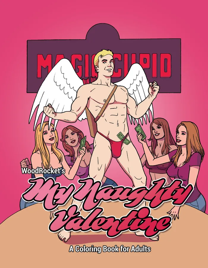 Wood Rocket Vibrators My Naughty Valentine Colouring Book