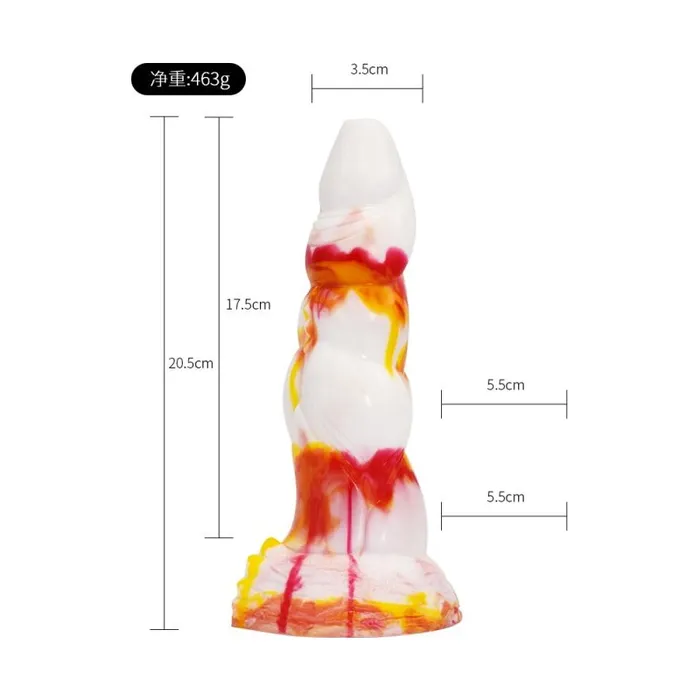 Dildos Vibrant Vibes Australia Quality Sex Toys Great Prices Alien Beast Medium Dildo Flame