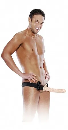 Female Sex Toys Pipedream Products Fetish Fantasy 10in Hollow Strap On Flesh