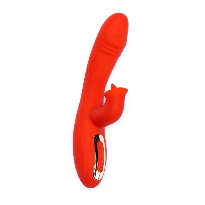Pleasure Passion Vibrators Tickle Me 17 Function Rechargeable Rabbit Vibtrator