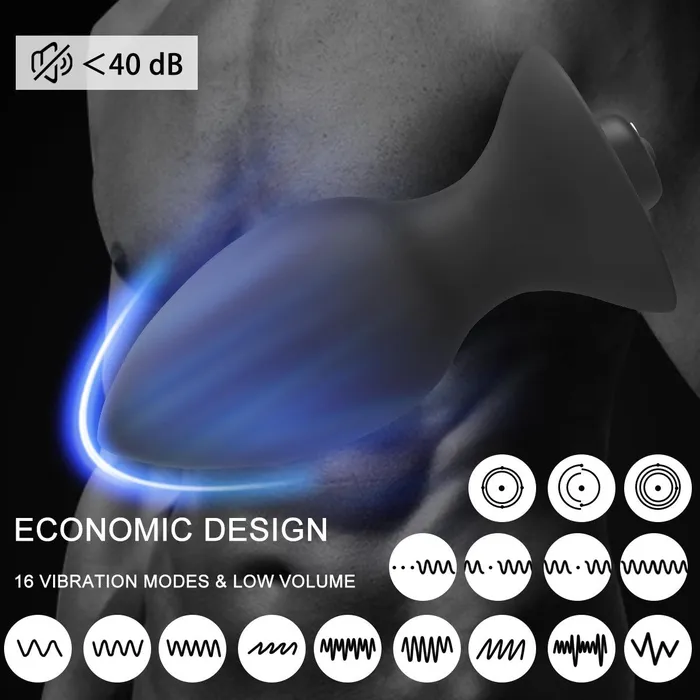 Wireless Anal Plug Set Buttplug Vibrator for Women Men Levett Anal