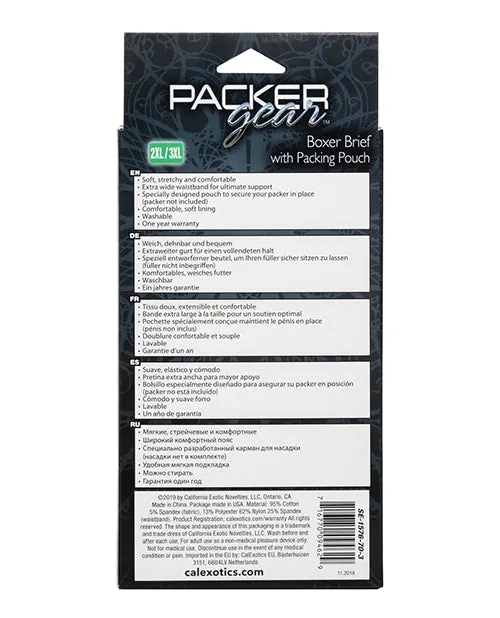 CalExotics Female Sex Toys Packer Gear Boxer Brief With Packing Pouch