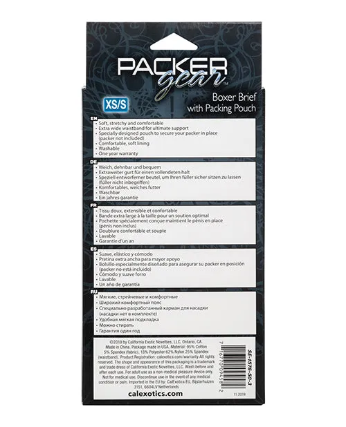 CalExotics Female Sex Toys Packer Gear Boxer Brief With Packing Pouch