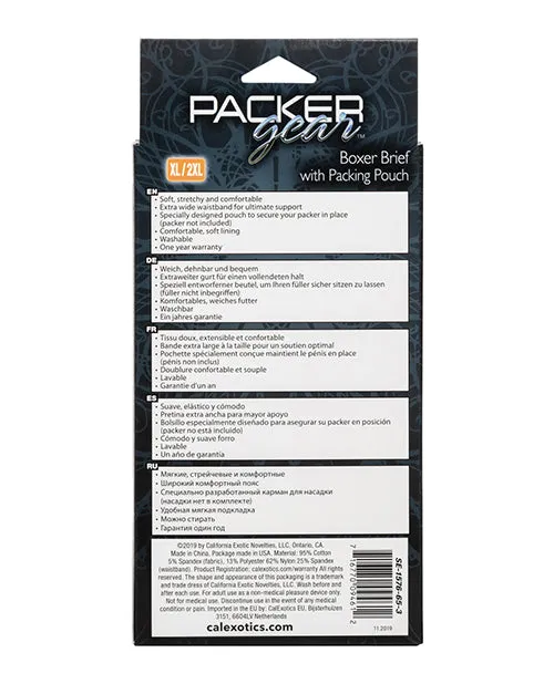 CalExotics Female Sex Toys Packer Gear Boxer Brief With Packing Pouch