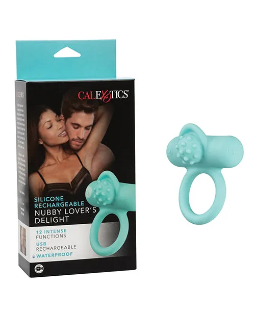 Female Sex Toys CalExotics Silicone Rechargeable Nubby Lovers Delight