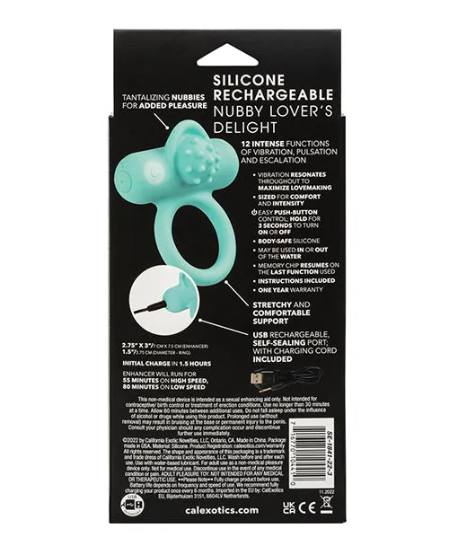 Female Sex Toys CalExotics Silicone Rechargeable Nubby Lovers Delight