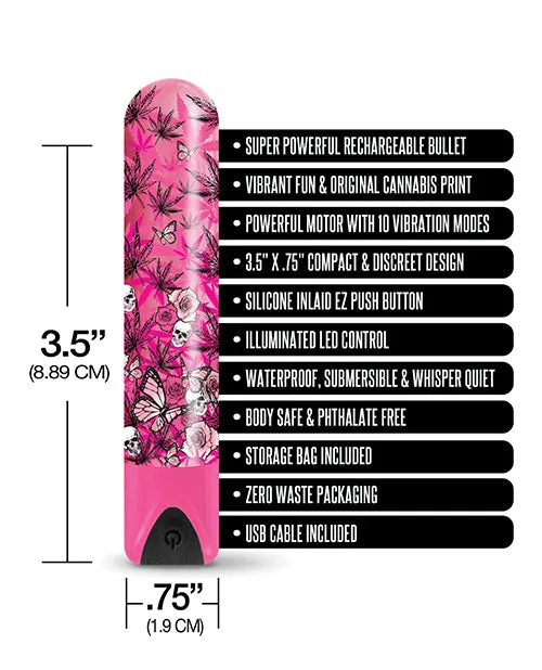 Global Novelties Buzzed 35 Rechargeable Bullet Female Sex Toys