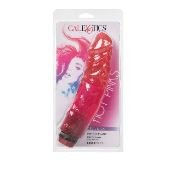Hot Pinks Devil Dick Jelly Power Vibe California Exotics Vibrators