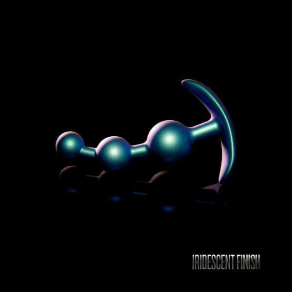 Anal Blush Novelties Anal Adventures Matrix Gamma Plug Neptune Teal Intense Pleasure Comfort