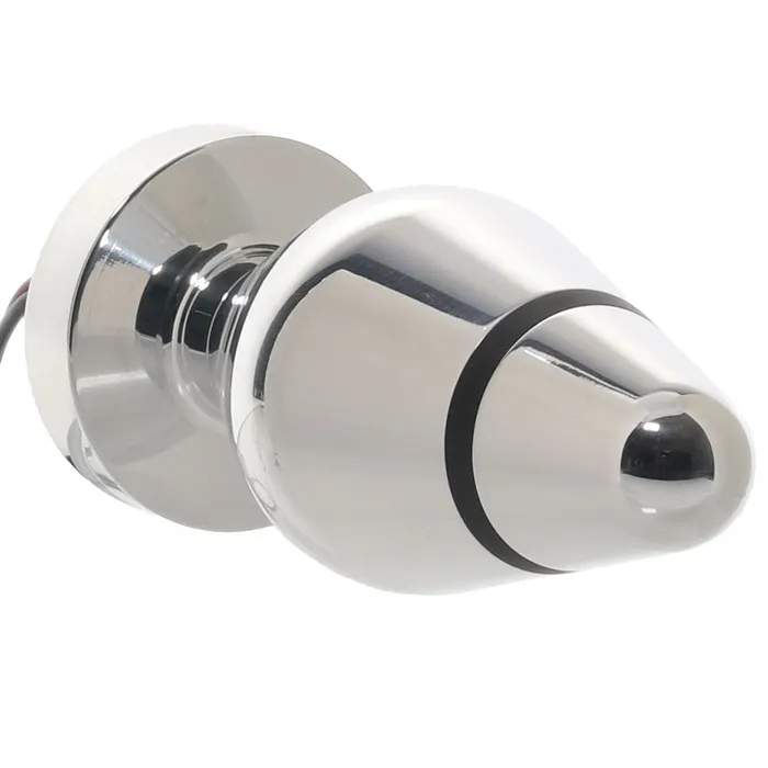 Anal mystim Little John Aluminum EStim Butt Plug in Small