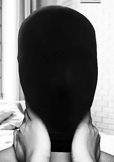 Anal SHOTS AMERICA Ouch Black and White Bondage line Black Subjugation Mask Anal SHOTS AMERICA Ouch Black and White Bondage line Black Subjugation Mask