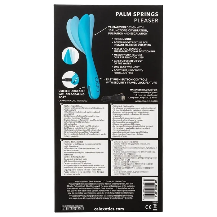 California Dreaming Palm Springs Pleaser CAL EXOTICS Vibrators