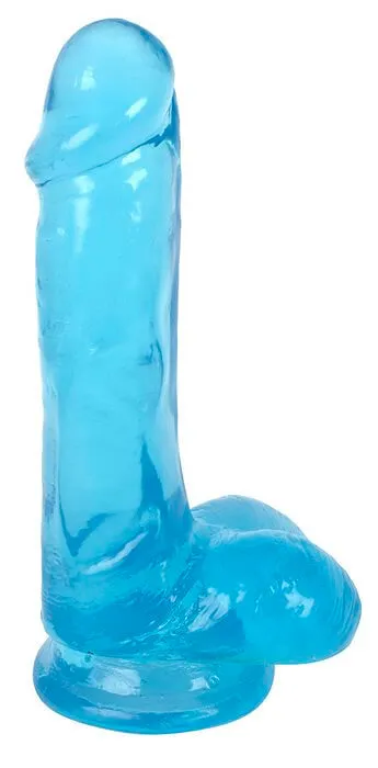 Dildos Indulge in Sweet Sensations with the Lollicock Slim Stick Berry Ice Blue Dildo 6 inches CURVE NOVELTIES