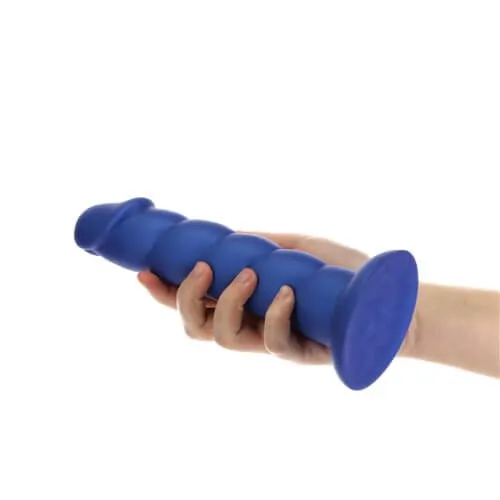 Fantasy Addiction 8Inch Unicorn Blue Dong with Bonus Vibrator Dive into Dreamland BMS Enterprises Dildos