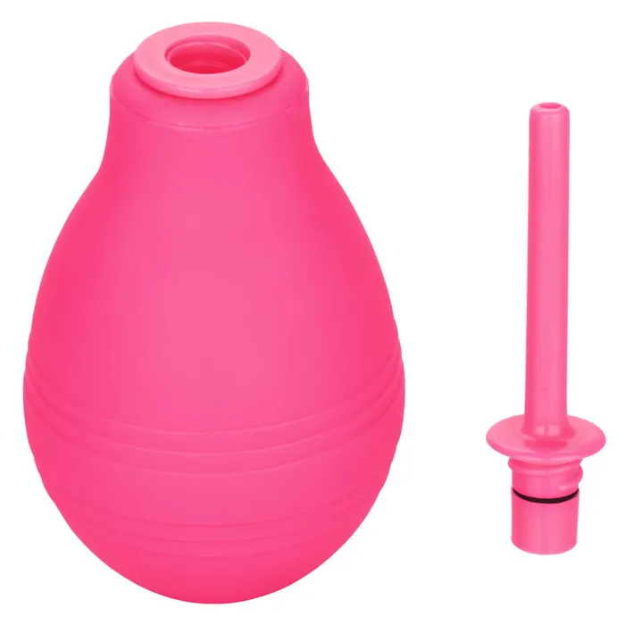 Male Sex Toys California Exotic Novelties Experience Hygiene and Comfort with the Cheeky One Way Flow Douche in Pink