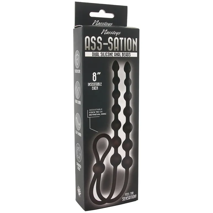 Male Sex Toys Nasstoys AssStation Dual Silicone Anal Beads