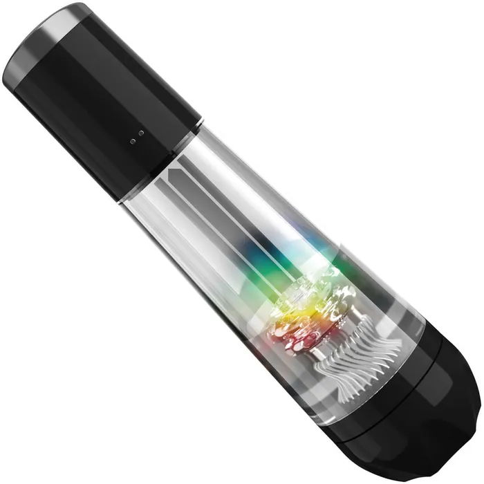 Male Sex Toys Pipedream Products PDX Elite Viewtube Max View See Through Suction Stroker