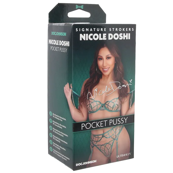 Nicole Doshi ULTRASKYN Pocket Pussy Doc Johnson Male Sex Toys