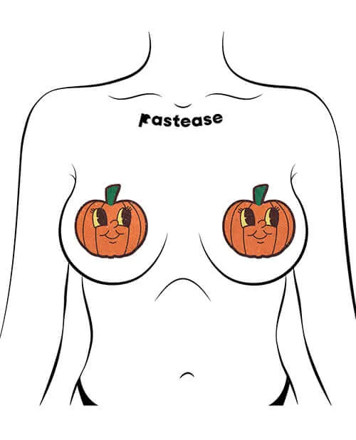 Nipple Clitoral Toys Pastease Cutie Pie Pumpkin Breast Pasties Whimsical Halloween Nipple Covers