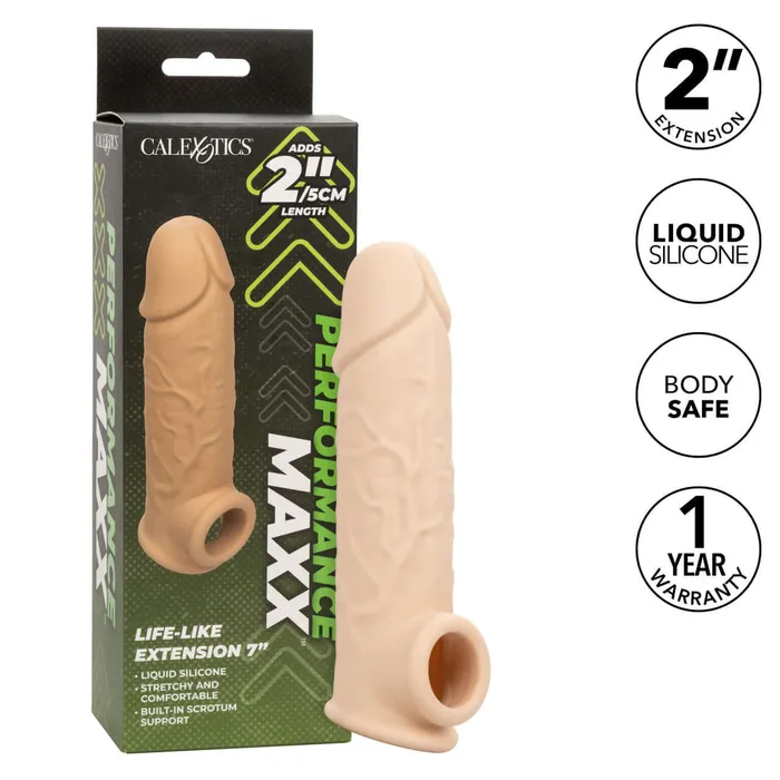 Performance Maxx LifeLike Penis Extension 7 inches Elevate Your Pleasure to New Lengths California Exotic Novelties Male Sex Toys
