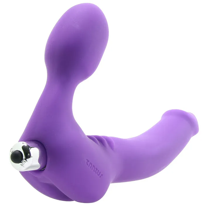 Tantus Strapless Original Double Vibrating Dildo in Violet Female Sex Toys