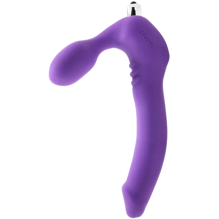 Tantus Strapless Original Double Vibrating Dildo in Violet Female Sex Toys