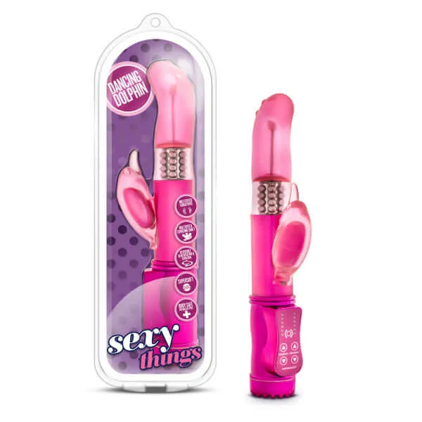 Vibrators Blush Novelties Sexy Things Dancing Dolphin Fuchsia Pink Rabbit Vibrator Vibrators Blush Novelties Sexy Things Dancing Dolphin Fuchsia Pink Rabbit Vibrator