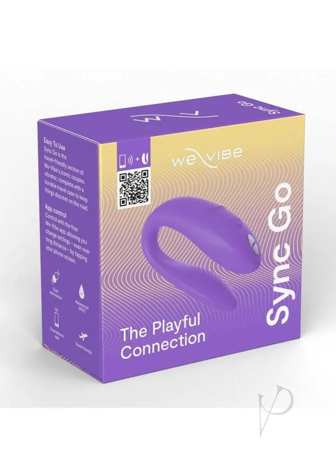 Wevibe Vibrators WeVibe Sync Go Light Purple TravelFriendly Couples Vibrator with 10 Intensity Levels