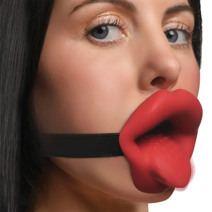 XR Brands Male Sex Toys Master Series Vibrating Sissy Mouth Gag