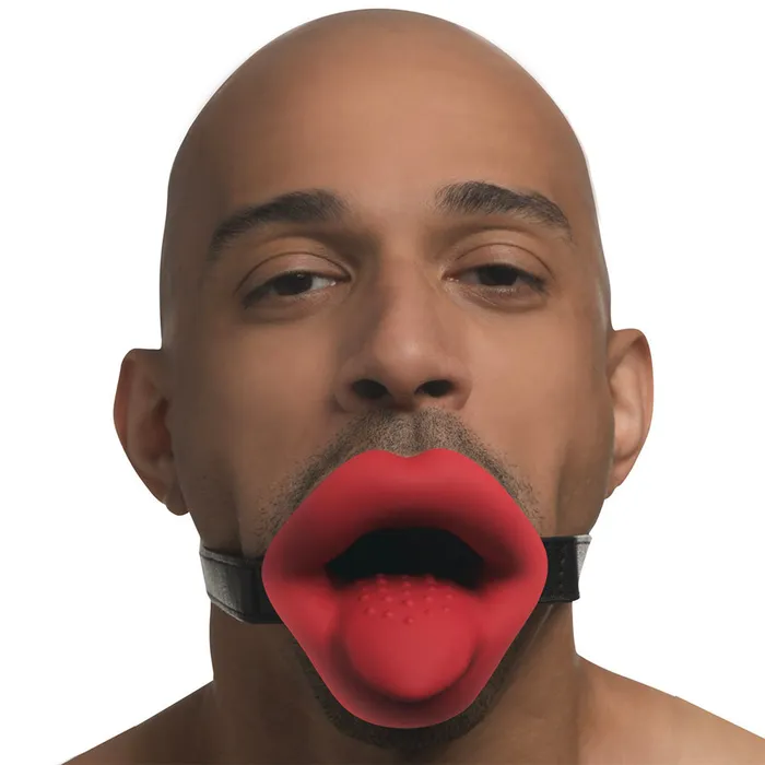 XR Brands Male Sex Toys Master Series Vibrating Sissy Mouth Gag